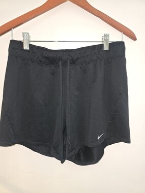 Nike Women’s Black Athletic Running Shorts with Small Swoosh